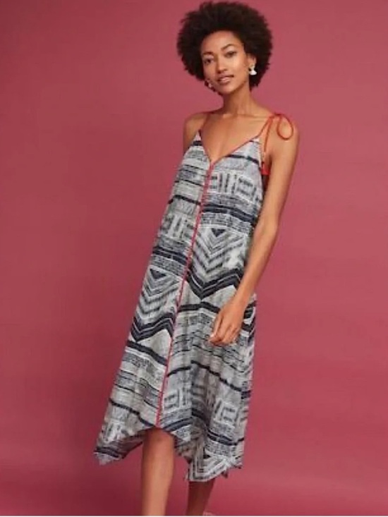 Anthropologie Dresses & Skirts - Akemi + Kin dressAnthropologie Geometric Cotton Sundress XS Boho Summer Dress